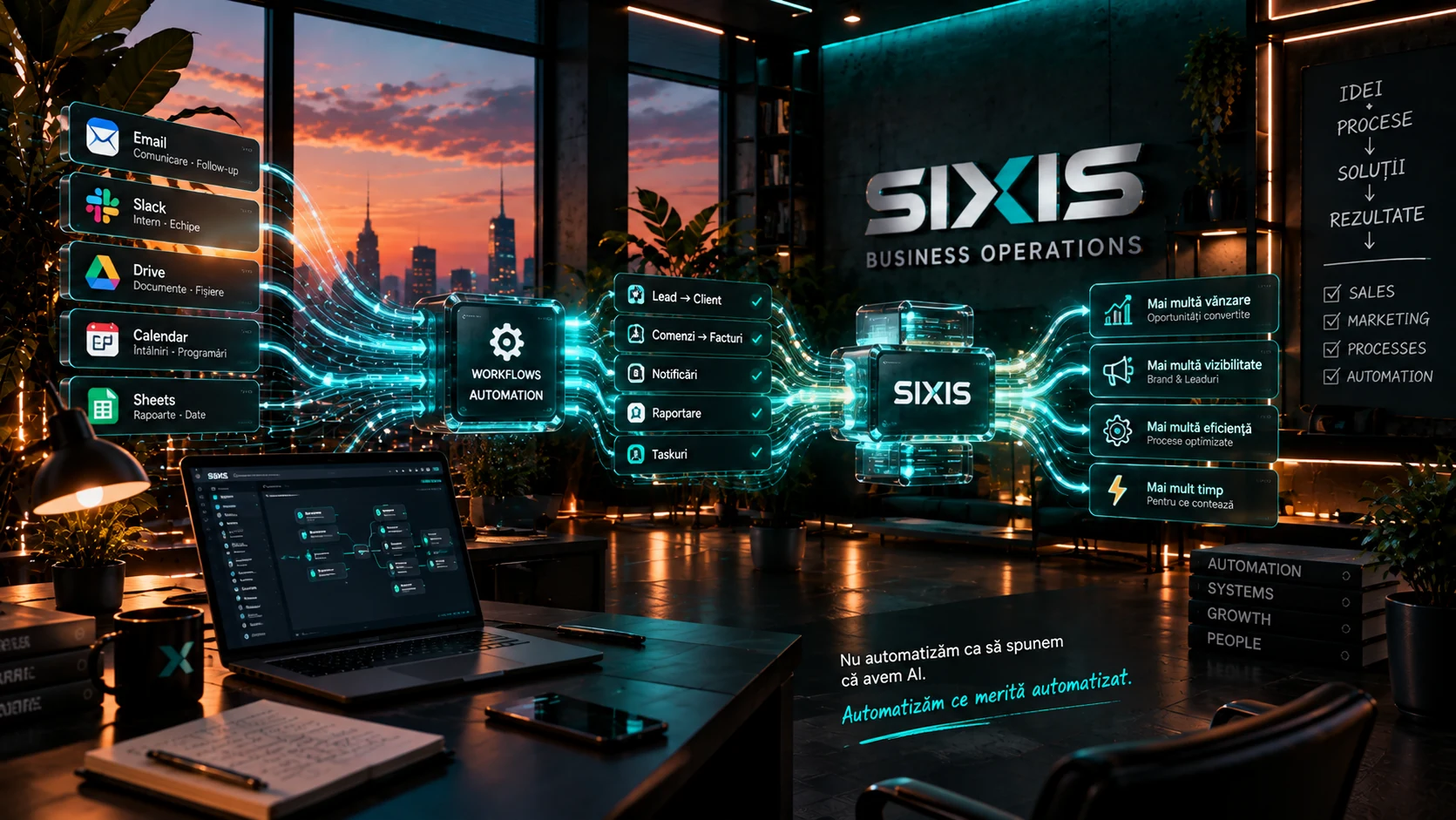 Sistemele SIXIS comunică prin fluxuri automatizate
